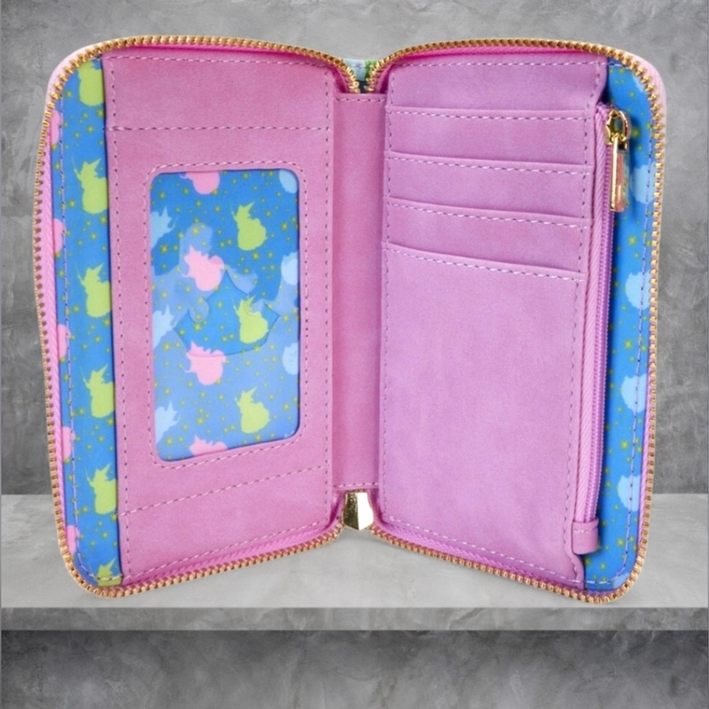 Loungefly Sleeping Beauty Stained Glass Crossbody & Wallet Set - Picture 6 of 8